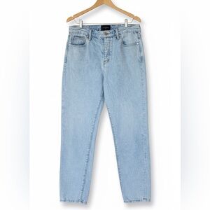 Lucky Brand Light Acid Wash High-Rise Tapered Mom Jeans Women’s Size 8/29R